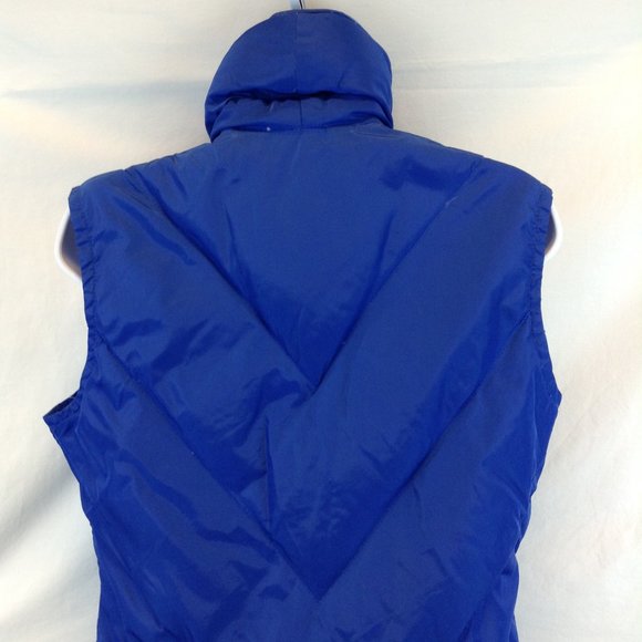 Vintage Blue Goose Down Puffer Vest - Picture 5 of 11